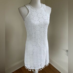 Jade White Cotton Eyelet Dress size Small